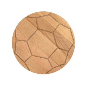 Plank voetbal beuken ⌀ 26 cm