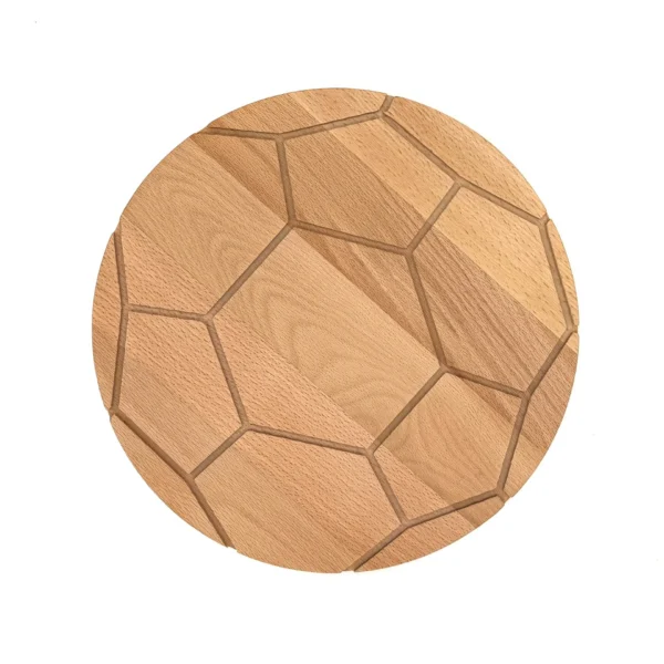 Plank voetbal beuken ⌀ 26 cm