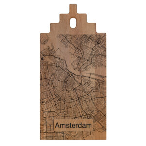 Amsterdam Trapgevel beuken 35x17 cm