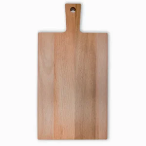 Plank met handvat beuken 37x19 cm (zonder sapgeul)