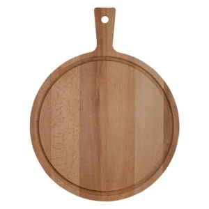 Plank rond met handvat beuken ⌀ 31 cm