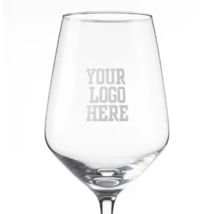 Gegraveerd Royal Leerdam Wijnglas Carre 37 cl