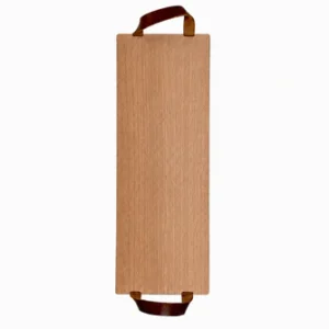 Leren Handvatten Beukenhout 48x17cm
