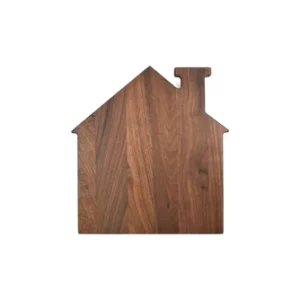 Walnoothout Huisje 20x21,4cm